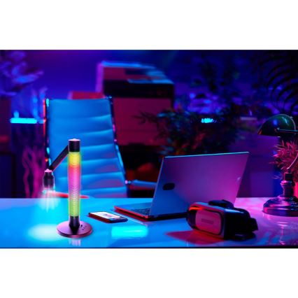 Candeeiro de mesa LED RGBW com regulação LED/10W/5V 2700-6000K Wi-Fi Tuya + comando