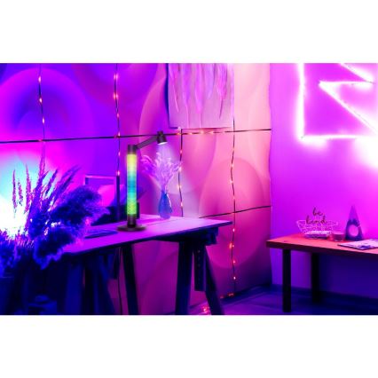 Candeeiro de mesa LED RGBW com regulação LED/10W/5V 2700-6000K Wi-Fi Tuya + comando