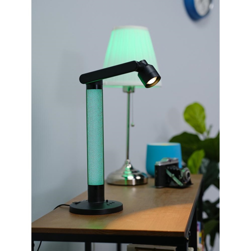 Candeeiro de mesa LED RGBW com regulação LED/10W/5V 2700-6000K Wi-Fi Tuya + comando
