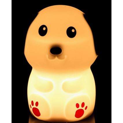Candeeiro noturno para crianças LED com regulação LED/0,4W/1000 mAh cão