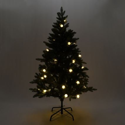 Corrente exterior de Natal LED 80xLED/25m IP44 branco quente