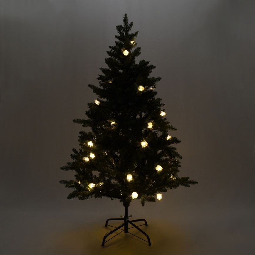 Corrente exterior de Natal LED 80xLED/25m IP44 branco quente