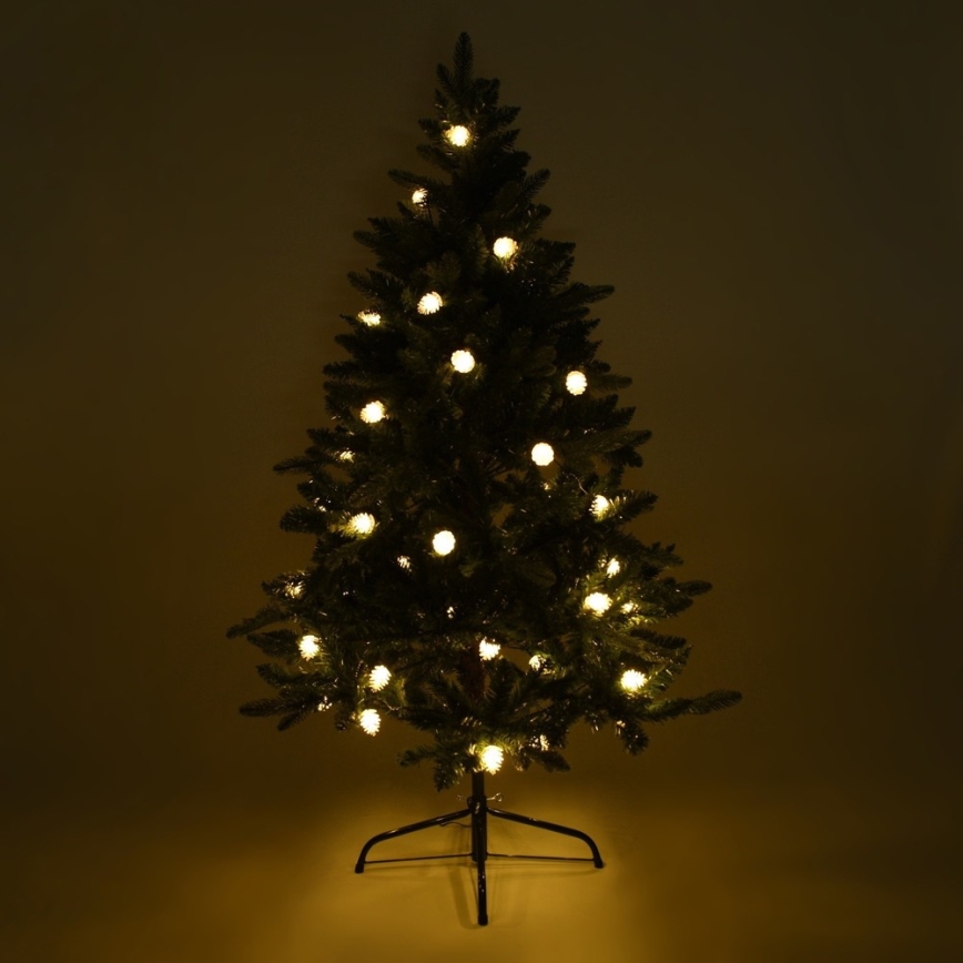 Corrente exterior de Natal LED 80xLED/25m IP44 branco quente