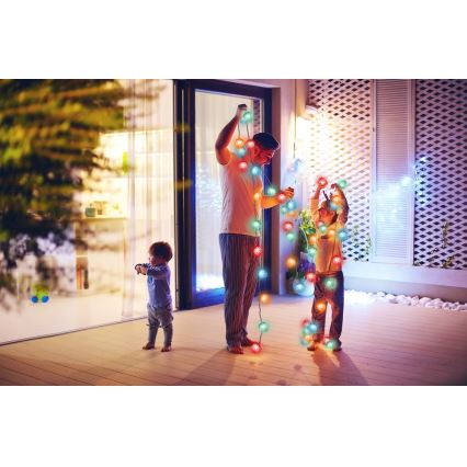 Corrente exterior de Natal LED 80xLED/25m IP44 multicolor
