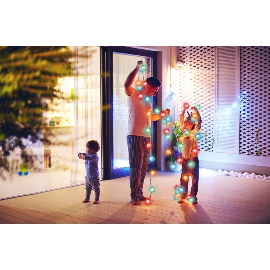 Corrente exterior de Natal LED 80xLED/25m IP44 multicolor