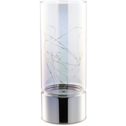 Decoração com corrente LED 3xAA branco quente