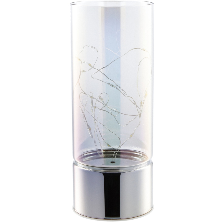 Decoração com corrente LED 3xAA branco quente