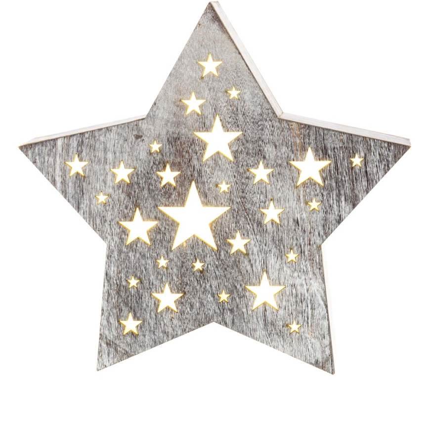 Decoração de Natal LED 1xLED/2xAAA branco quente