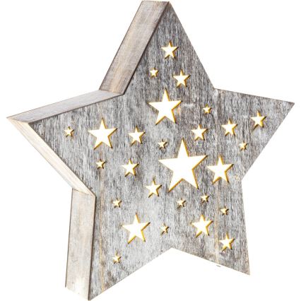 Decoração de Natal LED 1xLED/2xAAA branco quente