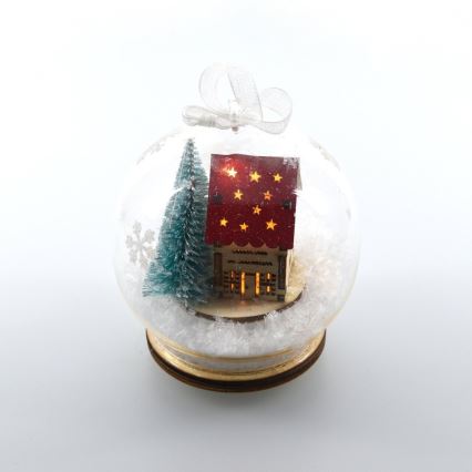 Decoração de Natal LED 1xLED/3xLR44 branco quente
