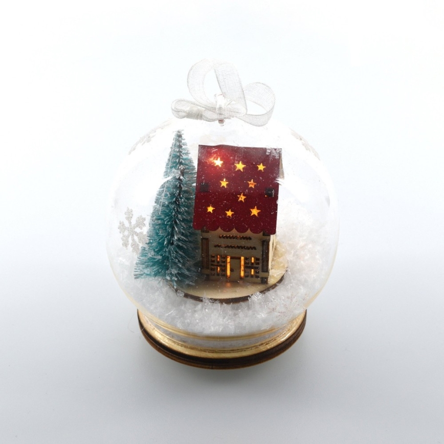 Decoração de Natal LED 1xLED/3xLR44 branco quente