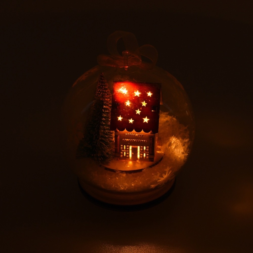 Decoração de Natal LED 1xLED/3xLR44 branco quente