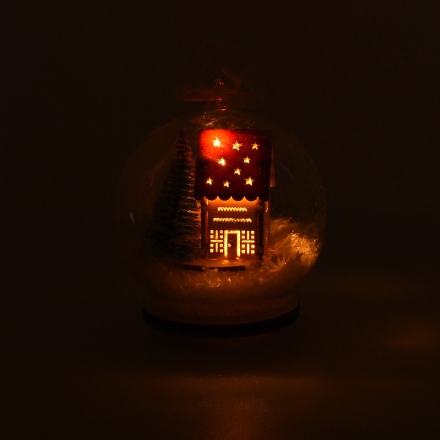 Decoração de Natal LED 1xLED/3xLR44 branco quente