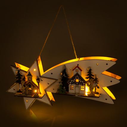 Decoração de Natal LED/2xAA cometa LED