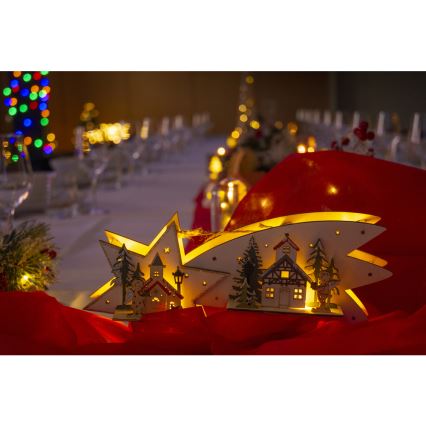 Decoração de Natal LED/2xAA cometa LED