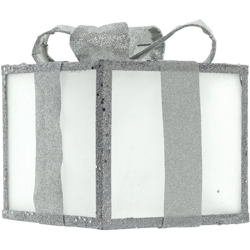 Decoração de Natal LED LED/2xAA 15 cm presente