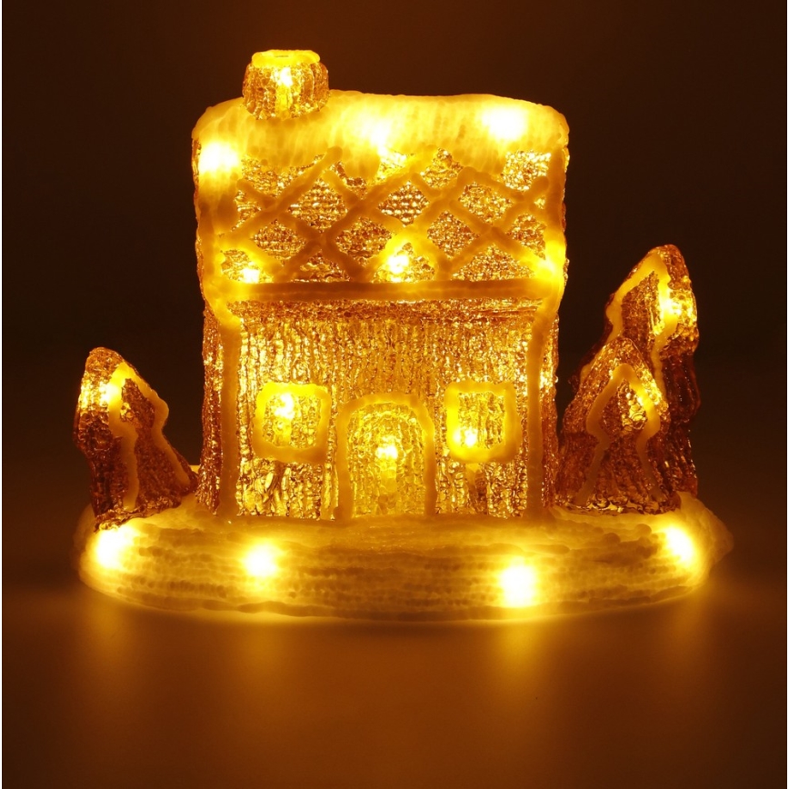 Decoração de Natal LED LED/3xAA branco quente