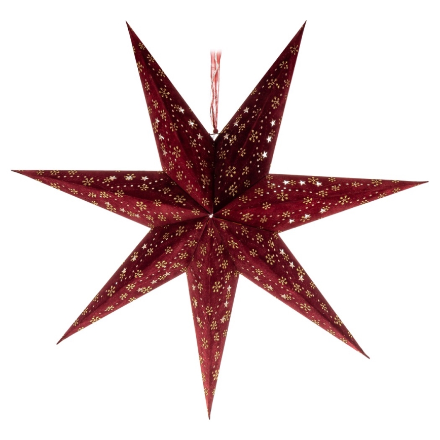 Decoração de Natal LED LED/3xAA estrela vermelha