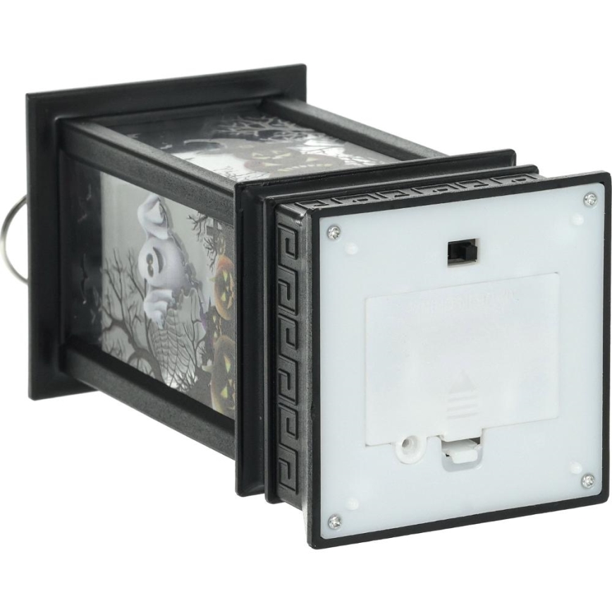 Decoração LED HALLOWEEN LED/3xAAA/branco quente lanterna com abóboras