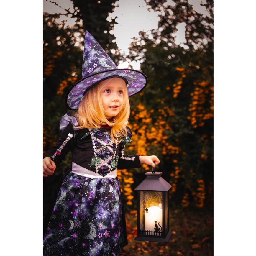 Decoração LED HALLOWEEN LED/3xAAA/branco quente lanterna
