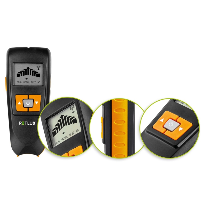 Detetor de subsuperfície digital 4 em 1 9V