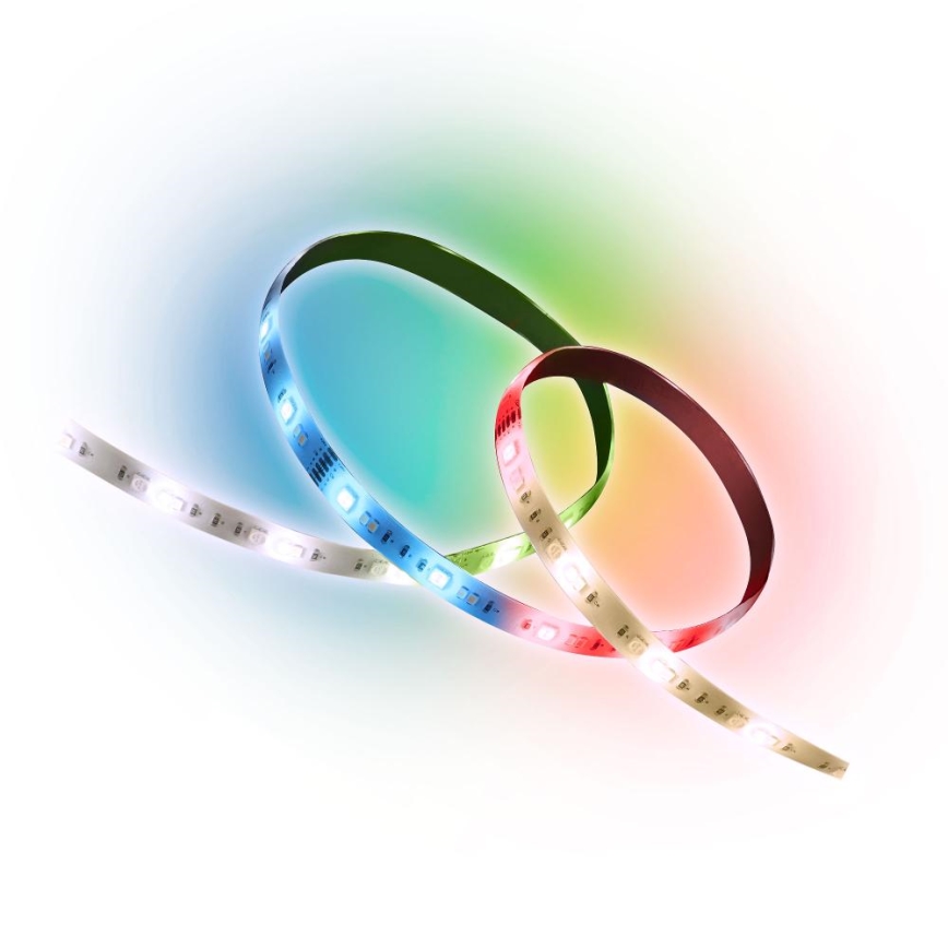 Fita LED RGBW com regulação inteligente 5m LED/230V Wi-Fi Tuya + comando