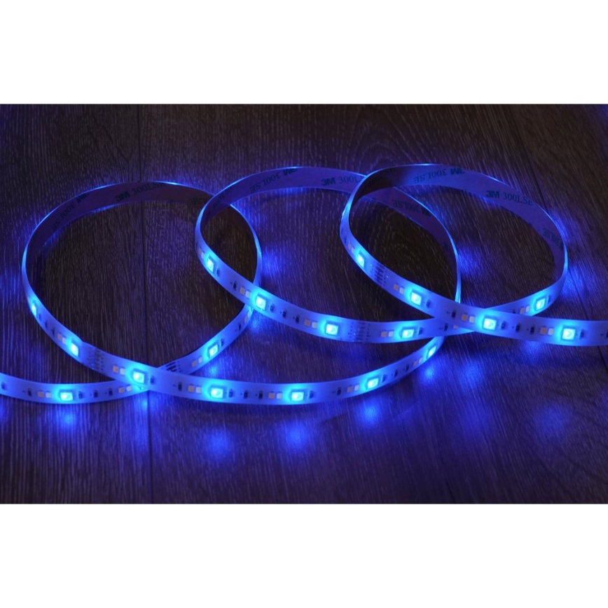 Fita LED RGBW com regulação inteligente 5m LED/230V Wi-Fi Tuya + comando