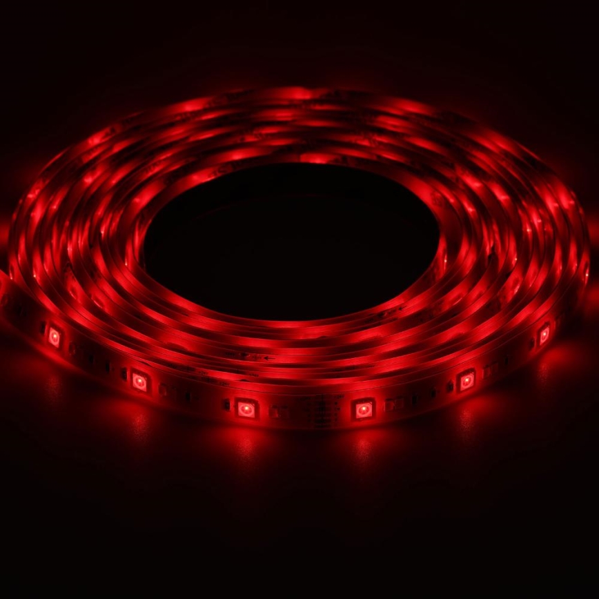 Fita LED RGBW com regulação inteligente 5m LED/230V Wi-Fi Tuya + comando