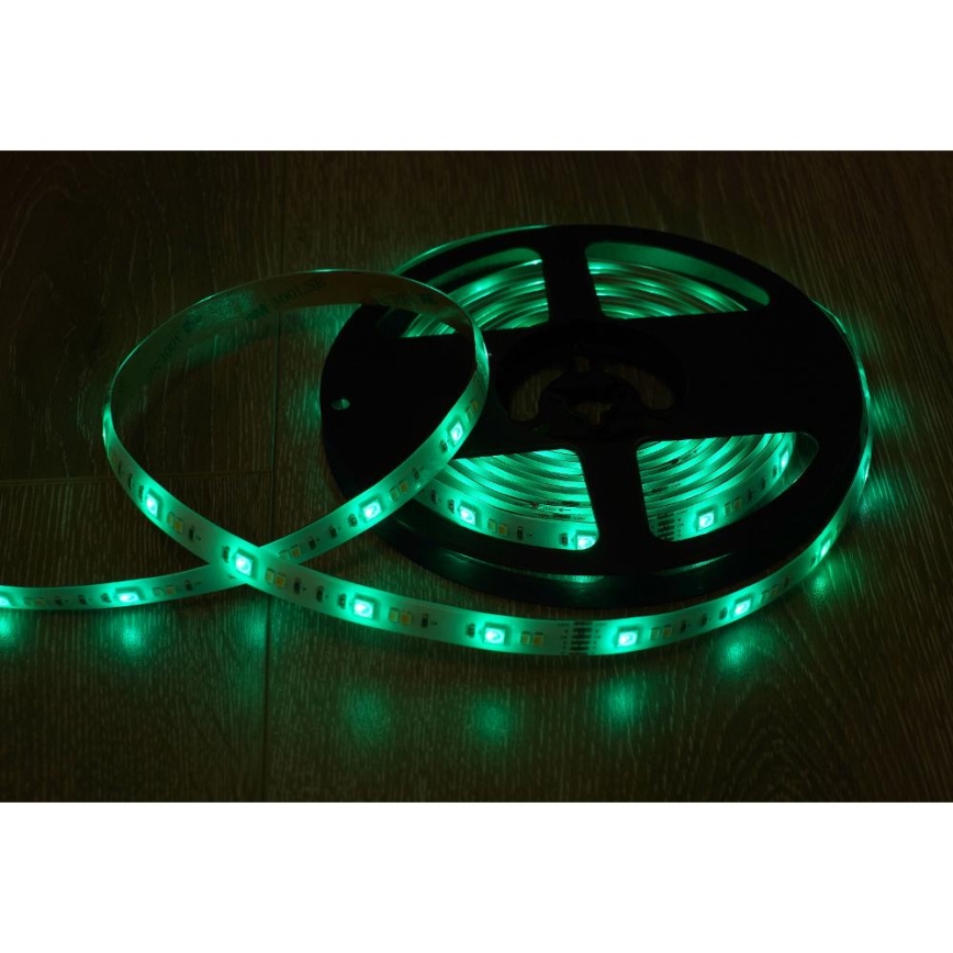 Fita LED RGBW com regulação inteligente 5m LED/230V Wi-Fi Tuya + comando