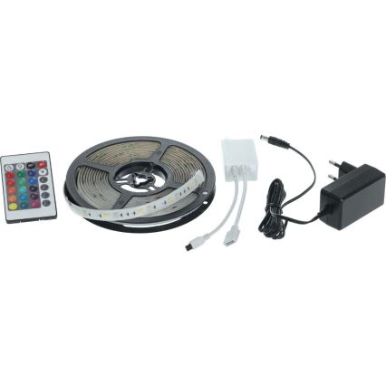 Fita LED RGBW com regulação inteligente 5m LED/230V Wi-Fi Tuya + comando