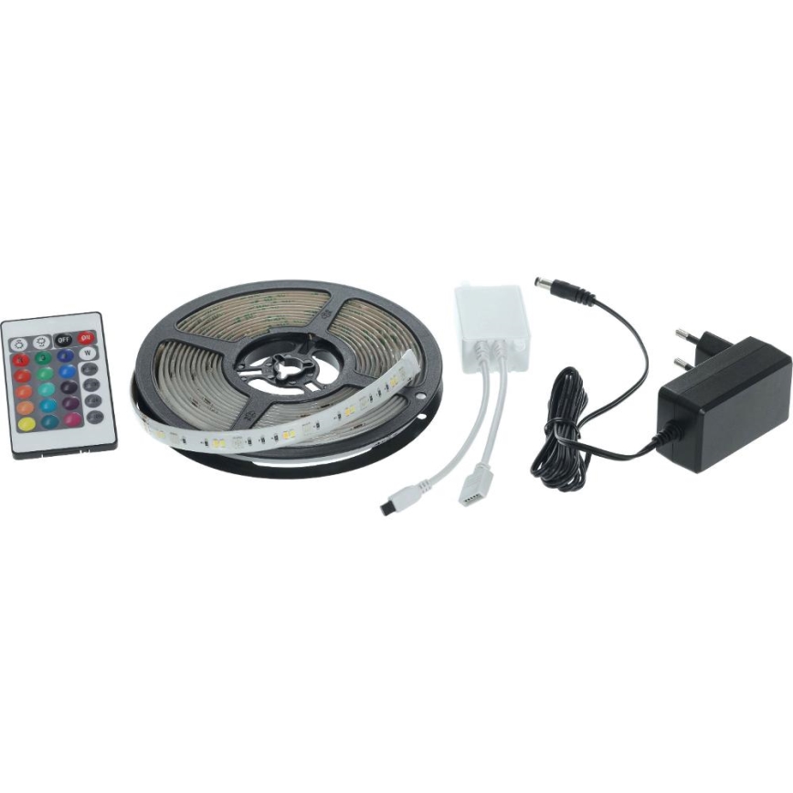 Fita LED RGBW com regulação inteligente 5m LED/230V Wi-Fi Tuya + comando
