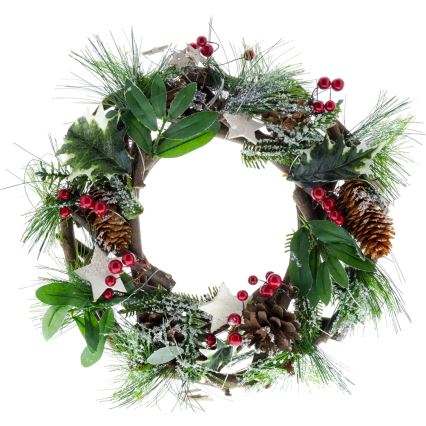 Grinalda de Natal LED LED/3xAA d. 30 cm