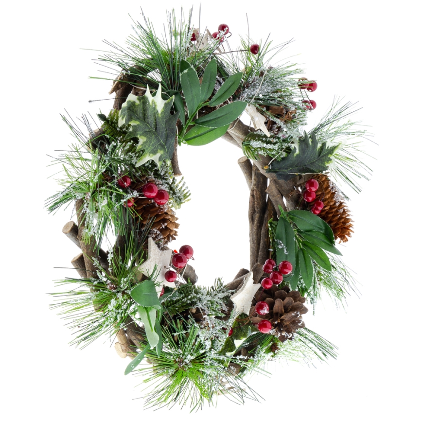 Grinalda de Natal LED LED/3xAA d. 30 cm