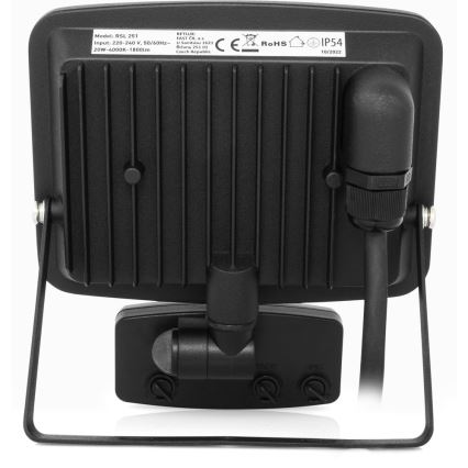Holofote sem aro LED com sensor LED/20W/230V 4000K IP65