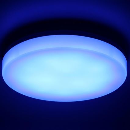 Iluminação de teto LED RGBW para casa de banho com regulação LED/20W/230V Wi-Fi IP44 branco