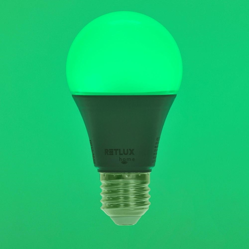 Lâmpada LED RGBW com regulação A60 E27/9W/230V 2700-6500K Wi-Fi Tuya