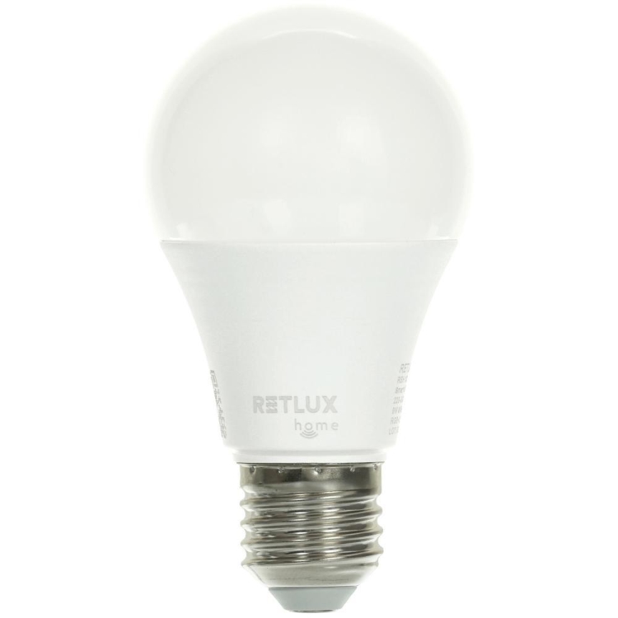 Lâmpada LED RGBW com regulação A60 E27/9W/230V 2700-6500K Wi-Fi Tuya