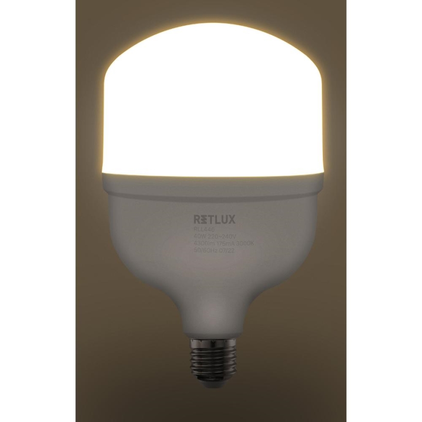 Lâmpada LED T120 E27/40W/230V 3000K