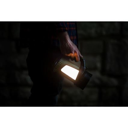 Lanterna exterior recarregável regulável com powerbank LED/21W/4400mAh IP44
