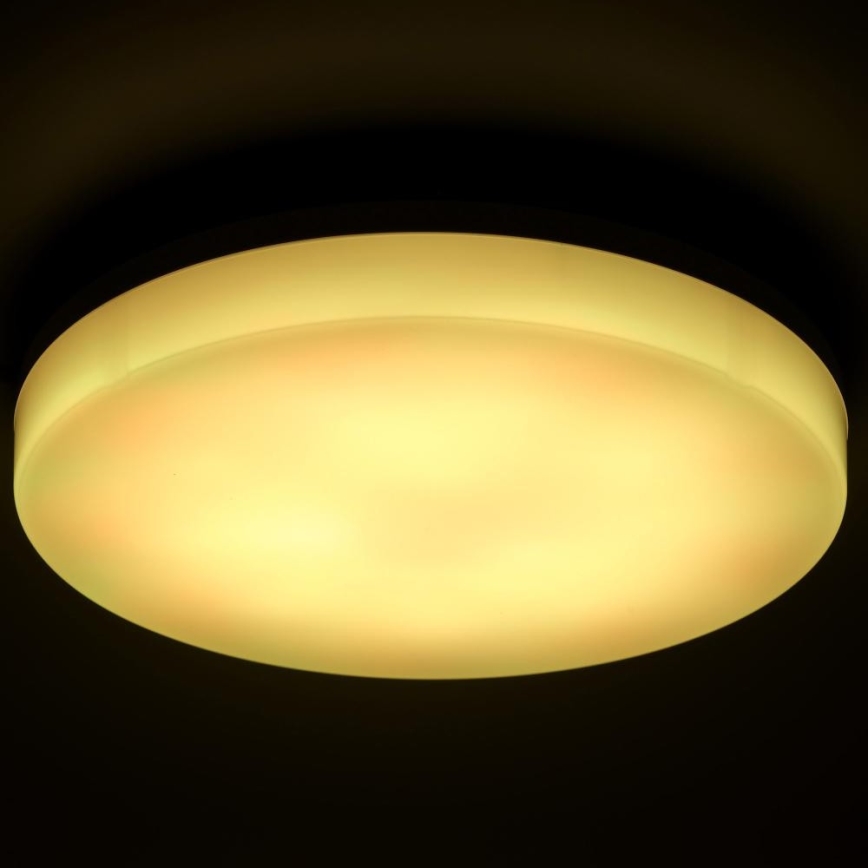 Luminária de teto para banheiro LED RGBW dimmerizável LED/20W/230V Wi-Fi IP44 branca