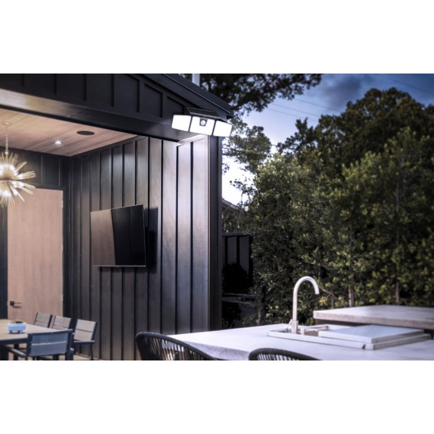 Retlux - Refletor solar LED com sensor LED/6,5W/3,7V 1200 mAh IP44