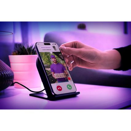 Video porteiro com sensor de movimento 5MPx 1440p 5200 mAh Wi-Fi IP65 antracite