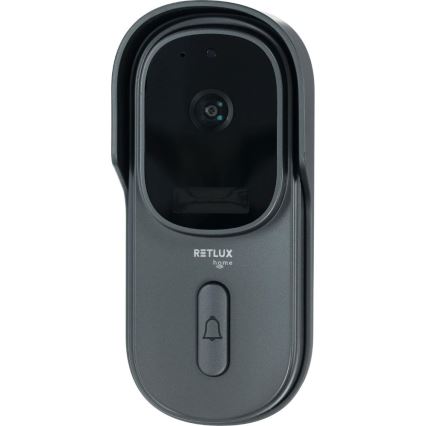 Video porteiro com sensor de movimento 5MPx 1440p 5200 mAh Wi-Fi IP65 antracite