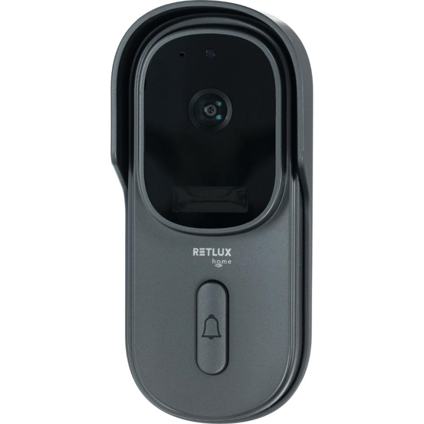 Video porteiro com sensor de movimento 5MPx 1440p 5200 mAh Wi-Fi IP65 antracite