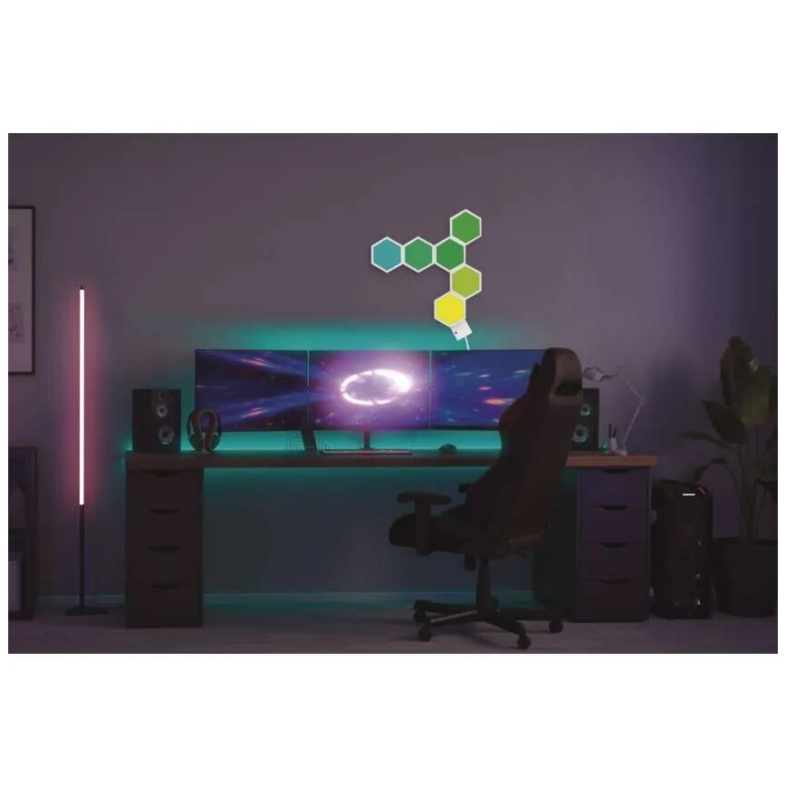 RGBIC Candeeiro de mesa com regulação GoSmart LED/5,5W/230V Wi-Fi Tuya
