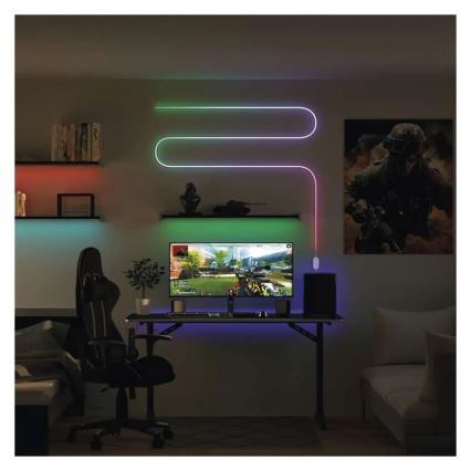 RGBIC Tira LED com regulação GoSmart LED/24W/230V 3 m Wi-Fi Tuya