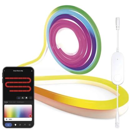 RGBIC Tira LED com regulação GoSmart LED/24W/230V 3 m Wi-Fi Tuya