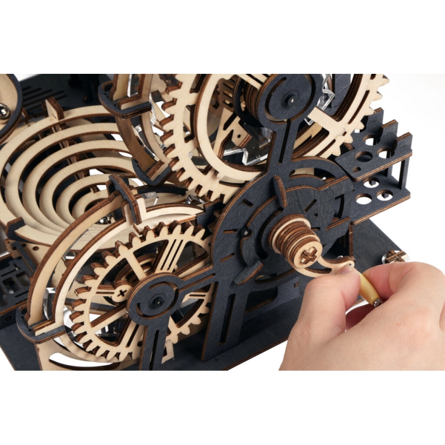 RoboTime - 3D puzzle com pista de berlindes Cidade de obstáculos