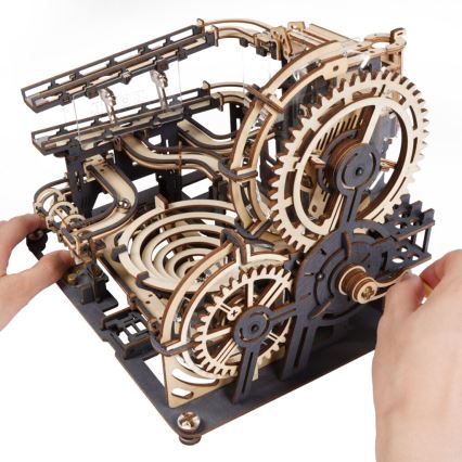 RoboTime - 3D puzzle com pista de berlindes Cidade de obstáculos