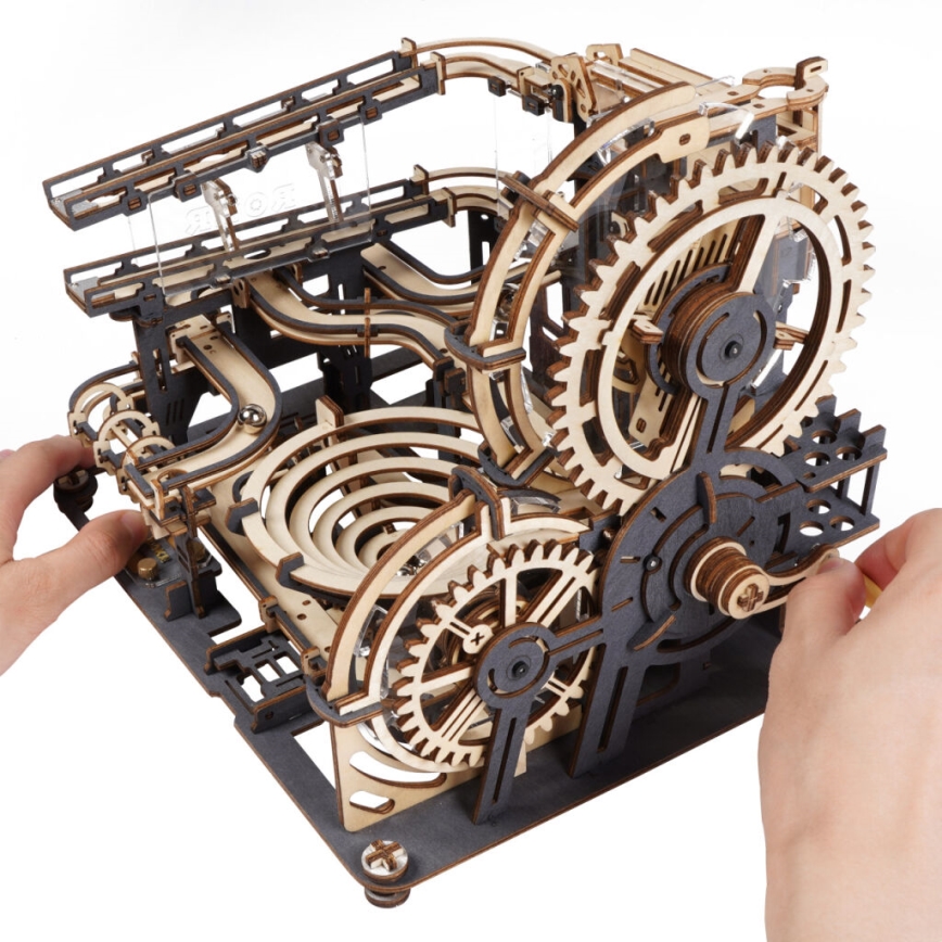 RoboTime - 3D puzzle com pista de berlindes Cidade de obstáculos